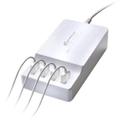 SANSAI PAD4011AU 4 Port USB Charging Station 4.2A Compatible With iphone 4/5/6/6+, ipad