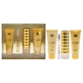 Gold by New Brand for Women - 4 Pc Gift Set 3.3oz EDP Spray, 0.5oz EDP Spray, 4.3oz Shower Gel, 4.3oz Body Lotion