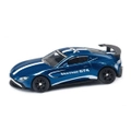 Siku Aston Martin Vantage GT4 Blue With White Stripes Model Car