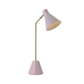 Ambia 1 Light Desk Lamp 140mm Brass Matt, Pink - AMBIA TL-PK