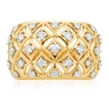 Paris 14ct Yellow Gold Round Brilliant Cut 1/2 CARAT tw of Diamonds Ring