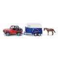 Siku Jeep With Horse Trailer & Horse Diecast Model SI1651
