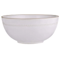 Ladelle Cameo Stoneware 26cm Salad Bowl/Serving Food/Noodle Round Dish Ivory