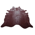 NSW Leather Black Plum Cow Hide in Large