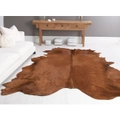 NSW Leather Rust Dyed Cow Hide Rug