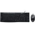 Logitech Durable Keyboard & High Definition Optical Mouse MK200 Spill Resistant
