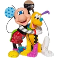 Britto Disney Showcase Mickey Mouse Hugging Pluto 90th Anniversary 6007094