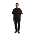 Le Chef Short Sleeve Chefs Jacket - Black - Size XS