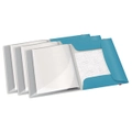 3PK Leitz Cosy 3-Flap A4 Document Folder Display Book File/Paper Organiser Blue