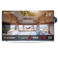 ENGLAON Frameless 24' Full HD Android Smart 12V TV With Built-in DVD player and Chromecast