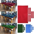 7x Worsted Billiard Snooker Pool Table Cover Cloth W/ Felt Strip 7FT 8FT 9F