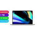 Apple Macbook Pro 16" 2019 Touch Bar (i9, 16GB RAM, 1TB) - Grade (Excellent)