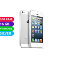 Apple iPhone 5s (16GB, Silver) - Grade (Excellent)