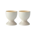 Baccarat Le Connoisseur Stoneware Set of 2 Egg Cups
