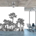 Belle New Concept Moveable Wall Paper - Etched Trees