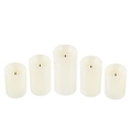 Amalfi Tanea LED Candle 5pcs Set White