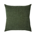 Amalfi Bellanger Chenille & Feather Cushion Green 50x50cm