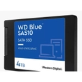 WESTERN DIGITAL Digital WD Blue 4TB 2.5' SATA SSD 560R/530W MB/s 95K/82K IOPS 600TBW 1.75M hrs MTBF 3D NAND 7mm 5yrs