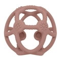 Playground by Living Textiles - Silicone Teething Ball - Rose