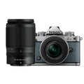 Nikon Z fc Chalk Blue w/ Nikkor Z 16-50mm & Z 50-250mm VR Lens Mirrorless Camera