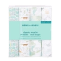 4PK Aden Anais 112cm 100% Cotton Muslin Classic Swaddle Wrap Baby/Infant Blanket