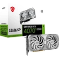 MSI NVIDIA GeForce RTX 4070 Ti SUPER VENTUS 2X WHITE 16GB OC GDDR6X Graphics [RTX 4070 Ti SUPER 16G VENTUS 2X WHITE OC]