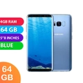 Samsung Galaxy S8 (64GB, Coral Blue) - Grade (Excellent)