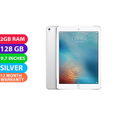 Apple iPad PRO 9.7" Cellular (128GB, Silver) Australian Stock - Grade (Excellent)