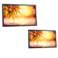 Bulk of 2x LG 24" FLATRON E2411PU FHD LCD Monitor (1920x1080) Built with Speakers - NO STAND - Refurbished