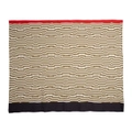 Orla Kiely Bedroom Throw Blanket Stripe Jacquard Wool Flower Olive GRN 200x150cm