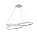 INFINITY Modern LED Spiral Pendant White