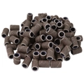 AEON Sanding Band Ring Nail Drill Bit Paper Brown Grit #150 Medium 500 pcs