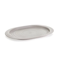 Guzzini Earth Tierra 47.5cm Plastic Serving Tray/Plate Food Platter Large Taupe