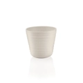 Guzzini Earth Tierra 12cm Single Pot Plastic Plant/Flower Holder/Container White