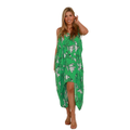Salty Palm - Womens Lara Slip Dress (Green) (Plus Size)