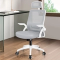 ALFORDSON Mesh Office Chair Grey & White