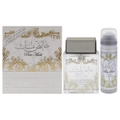 Lattafa Pure Musk for Men 2 Pc Gift Set 3.4oz EDP Spray, 1.7oz Perfumed Spray
