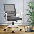 Furb Office Chair Computer Gaming Mesh Executive Chairs Study Work Lifting Seat White Dark Grey