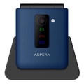 Aspera F50 4G Flip Phone 2.4" 128MB/48MB - Midnight [ASP111007]
