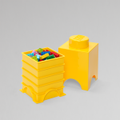 LEGO Storage Brick 1 Bright yellow 4001 - Room Copenhagen