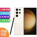 Samsung Galaxy S23 Ultra Dual SIM 5G (12GB RAM, 256GB, Cream) - BRAND NEW