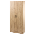 Macey Double Door Living Room/Office Tall Cabinet Cupboard - 180cm