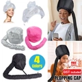 1/2x Net Plopping Cap For Drying Curly Hair,Soulta Net Plopping Cap Portable