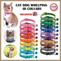 2pcs High quality adjustable Nylon Paw Print Collar for cats and dogs