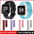Woven Canvas Fabric Replacement Wristband Watch Wrist Band For Fitbit Versa 2/3