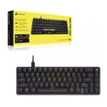 CORSAIR K65 PRO Mini 65% OPX RGB Optical-Mechanical, Backlit RGB LED, CORSAIR OPX, ICUE, PBT DS, Black, Ultra compact Gaming Keyboard