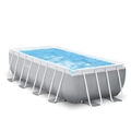Intex 4.88 x 2.44 x 1.07m Prism Metal Frame Backyard Swimming Pool/Ladder/Cover