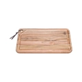 Tramontina 49x28cm Barbecue Teak Wood Cutting/Chopping Board Serving Rectangle
