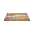 J.Elliot Bently White 40x24cm Serving Tray With Handles