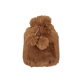 Bambury Luxury Faux Fur Fawn Hot Water Bottle and Cover